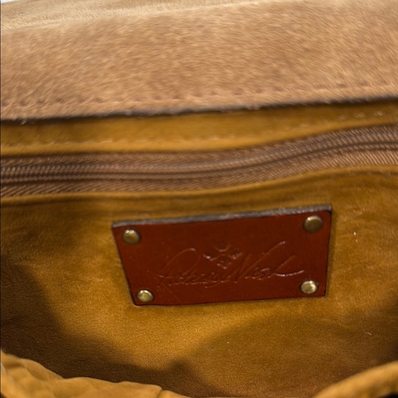 Patricia Nash Purse Green Leather Lanza Crossbody Bag - Picture 5 of 8